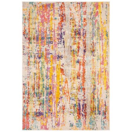 Safavieh 2 ft. 3 in. x 8 ft. Madison 200 Rectangle Power Loomed RugBeige & Yellow MAD260C-28